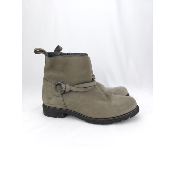 Women's Ariat Witney H2O Boots Waterproof Boot Booties Size 6B Gray Grey - Picture 2 of 12